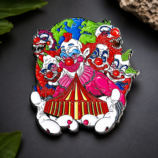 Killer Klowns From Outer Space Enamel Pin – Horror Movie Collectible