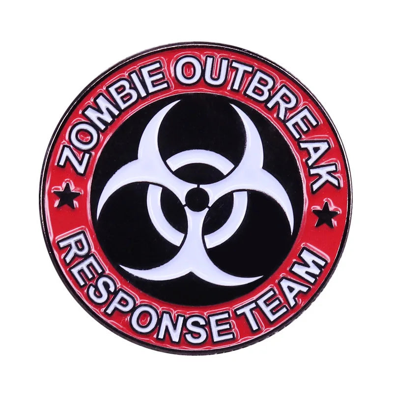 Resident Evil Enamel Pin – Zombie Outbreak Badge