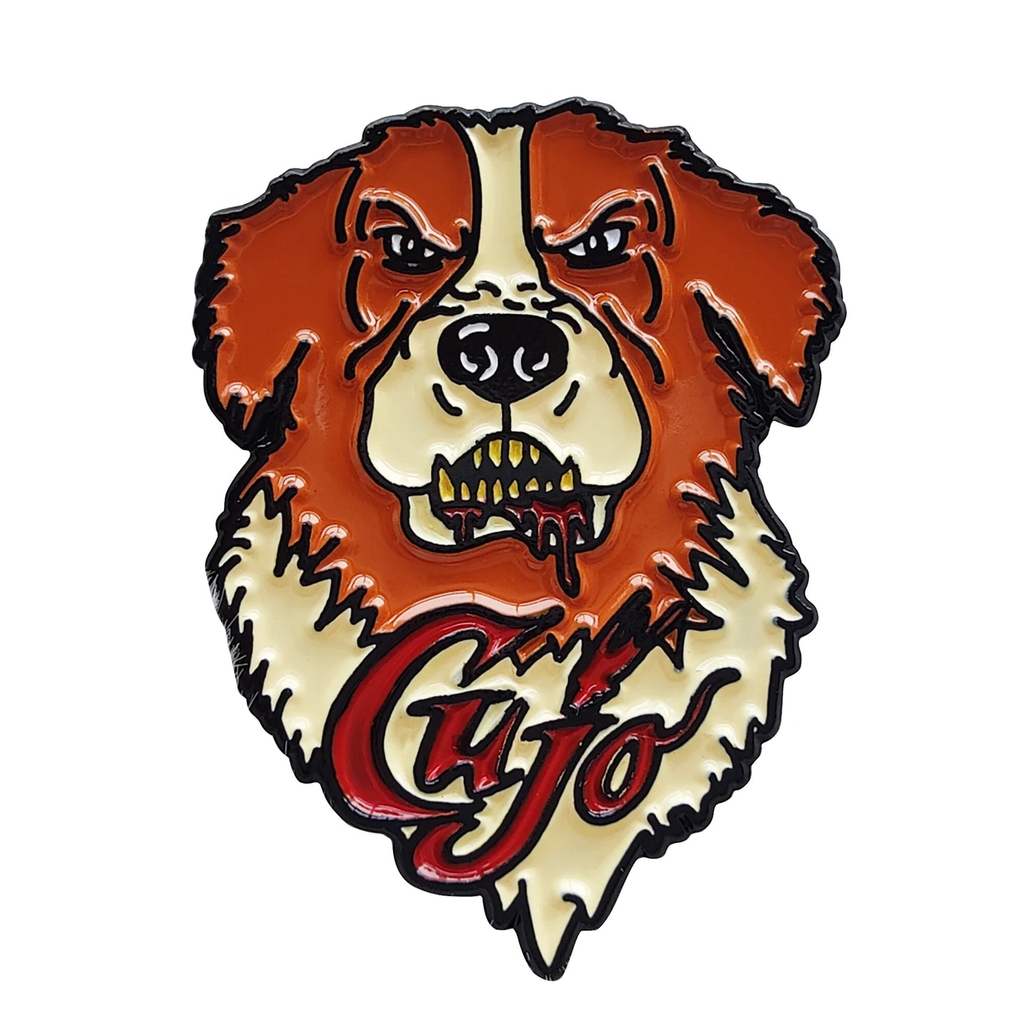 Cujo Enamel Pin – Stephen King Horror Movie Collectible