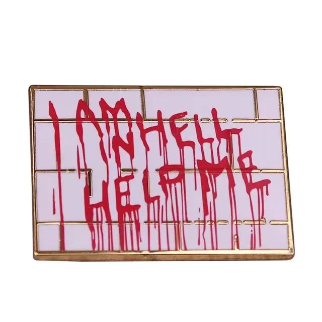 Hellraiser Enamel Pin – I Am in Hell Collectible