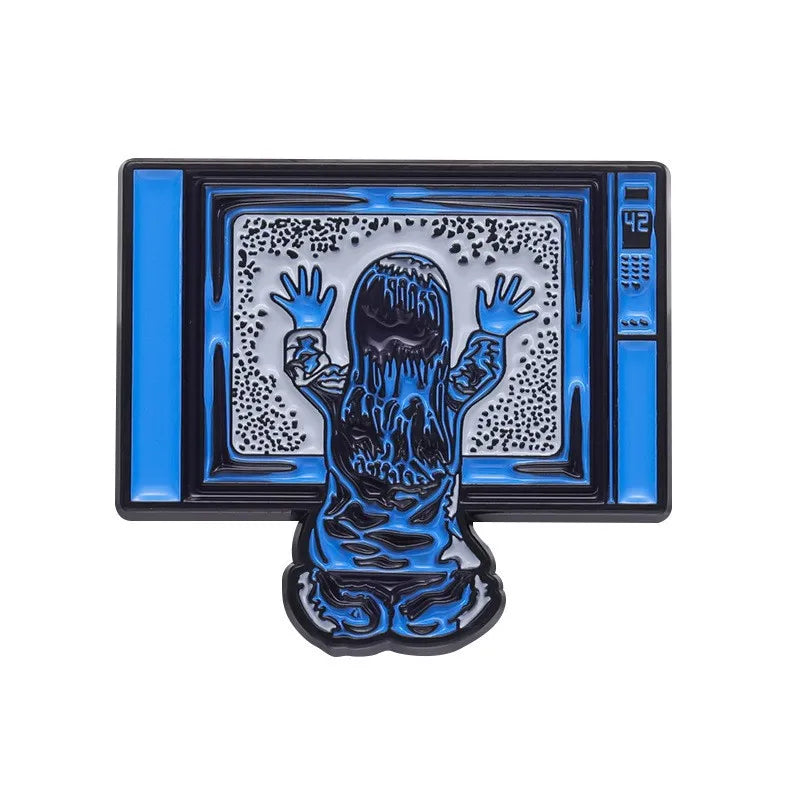 Poltergeist Enamel Pin – Haunted TV Collectible