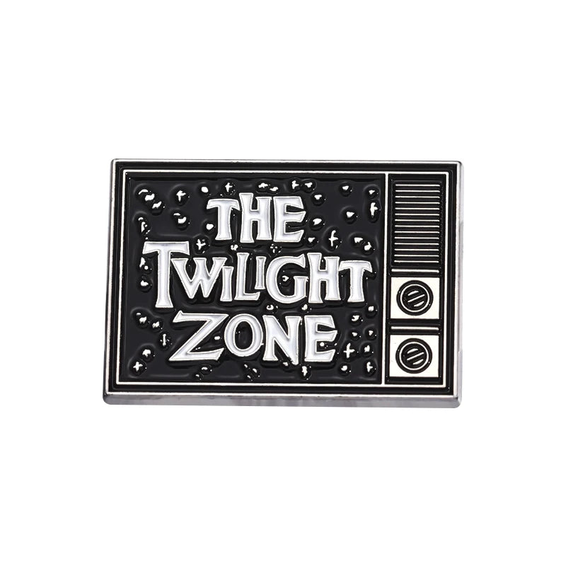 The Twilight Zone Enamel Pin – Retro TV Collectible