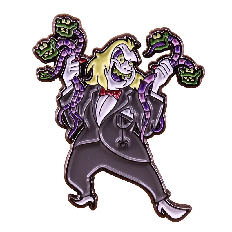 Beetlejuice Enamel Pin – Sandworm Suit Collectible