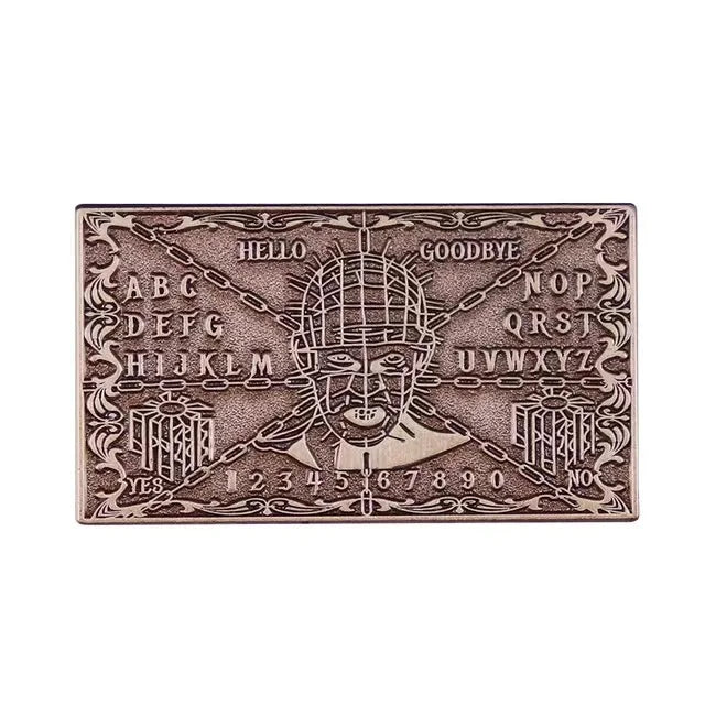 Hellraiser Enamel Pin – Spirit Board Collectible