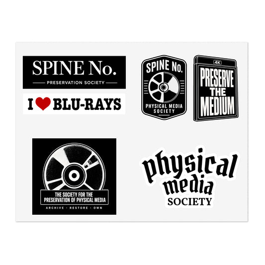 PHYSICAL MEDIA SOCIETY — XL Sticker Sheet