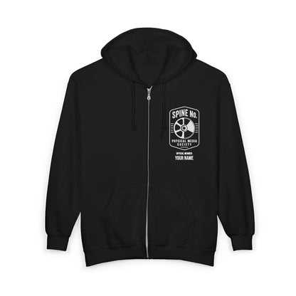 PHYSICAL MEDIA SOCIETY — Personalized Zip Hoodie
