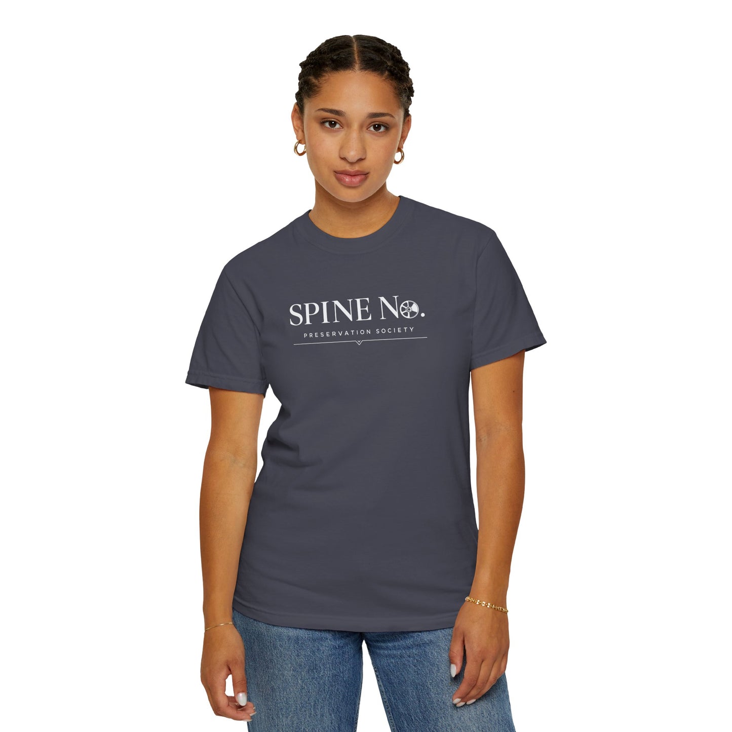SPINE No. — REEL-TO-DISC Logo T-Shirt