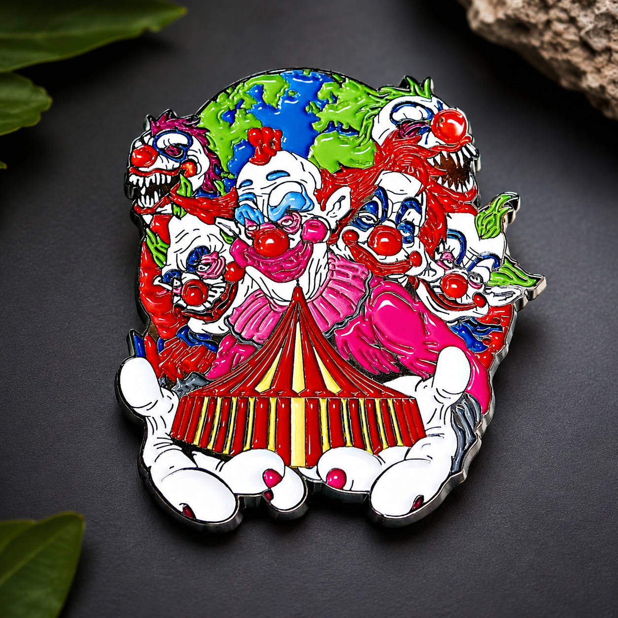 Killer Klowns From Outer Space Enamel Pin – Horror Movie Collectible