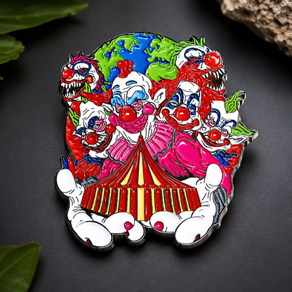 Killer Klowns From Outer Space Enamel Pin – Horror Movie Collectible