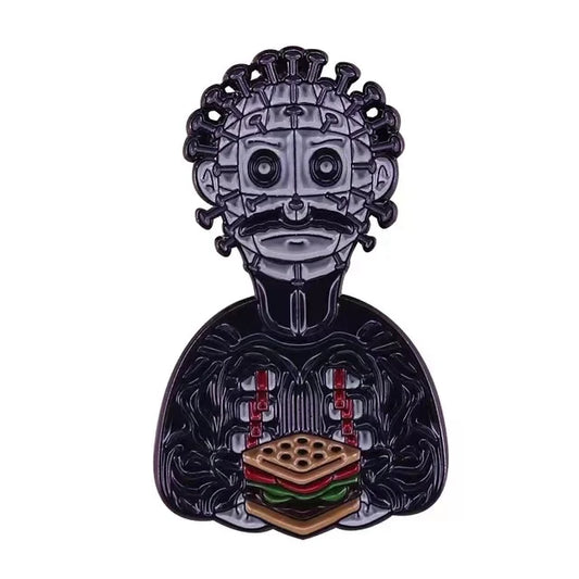 Pinhead Enamel Pin – Hellraiser Sandwich Collectible