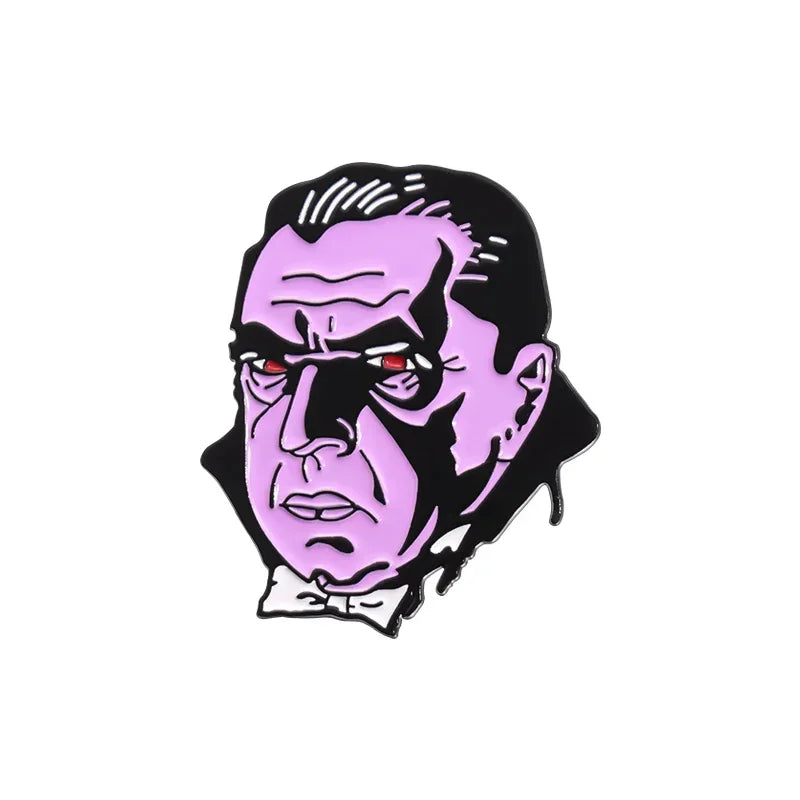 Dracula Enamel Pin – Classic Horror Collectible