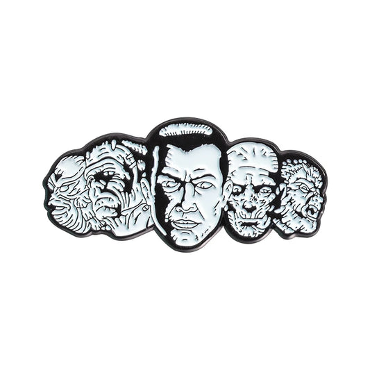 Classic Monsters Enamel Pin – Horror Movie Collectible