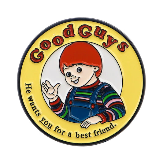 Good Guys Enamel Pin – Child's Play Collectible
