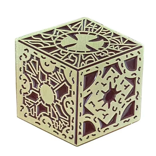 Hellraiser Enamel Pin – Puzzle Box Collectible