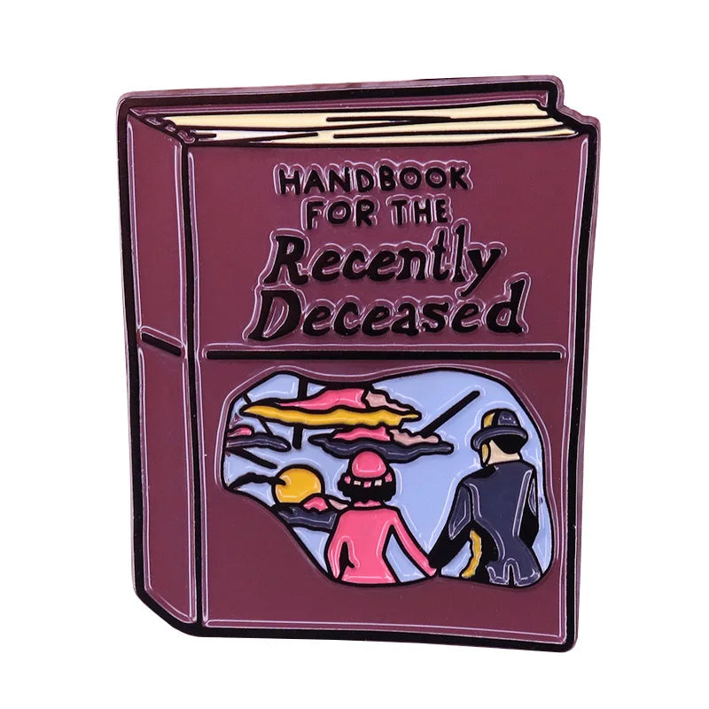 Beetlejuice Enamel Pin – Handbook Collectible