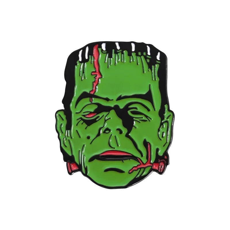 Frankenstein Enamel Pin – Classic Horror Collectible