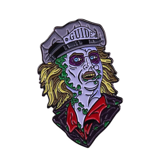 Beetlejuice Enamel Pin – Afterlife Guide Collectible