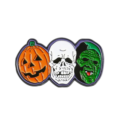 Halloween Monsters Enamel Pin – Horror Collectible