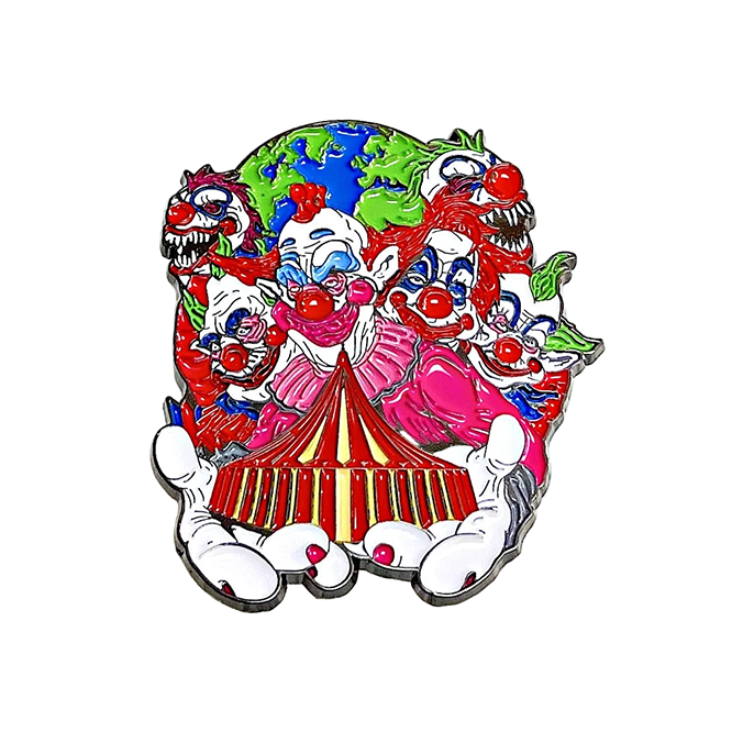 Killer Klowns From Outer Space Enamel Pin – Horror Movie Collectible
